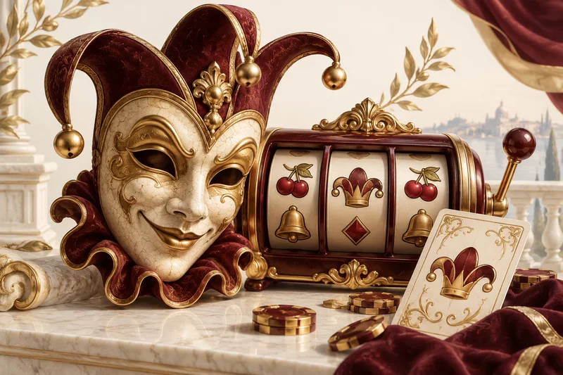 Master Joker slot Slovensko – originálna svetlá ilustrácia žolíka a valcov