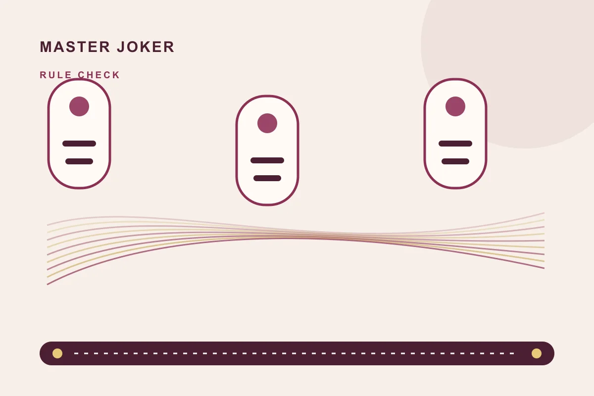 Master Joker mechanika – vlastná schéma kontroly symbolov a výplatnej tabuľky