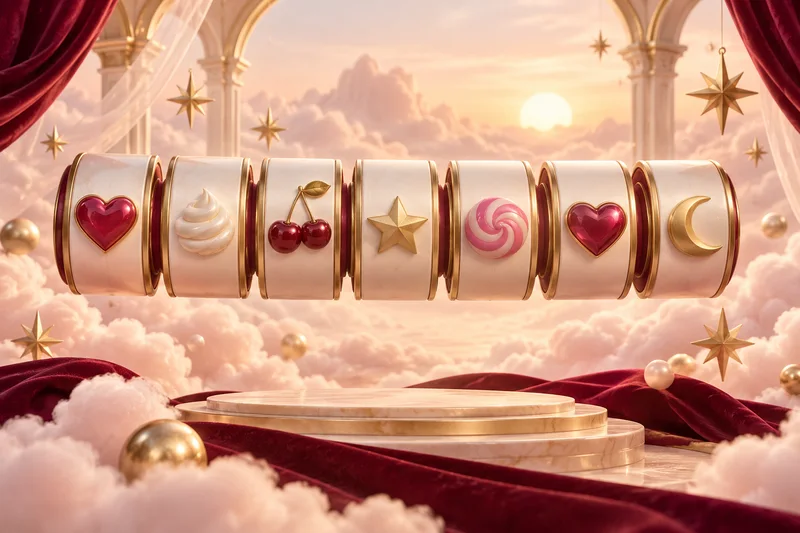 Sweet Dream slot Slovensko – originálna svetlá snová ilustrácia siedmich valcov